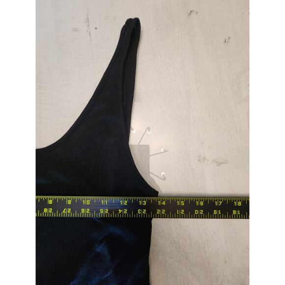 Alo Yoga Black Ribbed Tank Women's Open Back - Picture 4 of 5